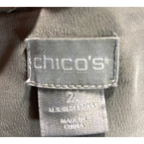Chico's Sage Green Utility Jacket Women's Excellent Condition - Picture 7 of 9